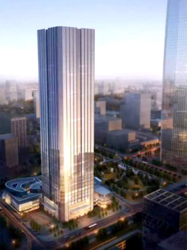 Zona centrală a orașului Ningbo East New